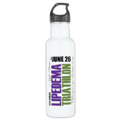 Lipedemie Triathlon Wasser Flasche Edelstahlflasche (Vorderseite)