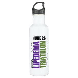 Lipedemie Triathlon Wasser Flasche Edelstahlflasche
