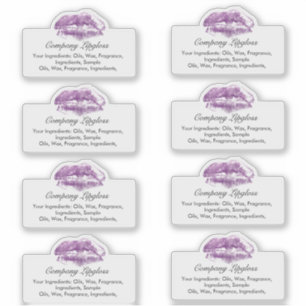 Lipgloss Lip Imprint Logo Inhaltsstoff Unternehmen Aufkleber