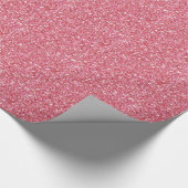 Lipgloss rosa Glitzer Geschenkpapier (Ecke)