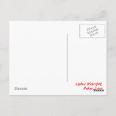 Liphee Waterfall Postkarte (Rückseite)
