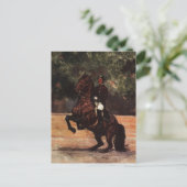 Lipizzan Hallion Dressage Postkarte (Stehend Vorderseite)