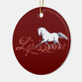 Lipizzaner Keramikornament (Links)