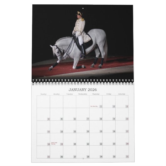 Lipizzaner Stallions Kalender (Jan 2026)