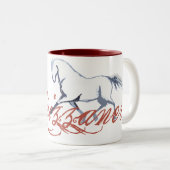 Lipizzaner Zweifarbige Tasse (VorderseiteRechts)