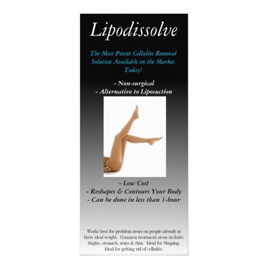 Lipodissolve1, Lipodissolve, das stärkste Cer… Werbekarte (Vorne)