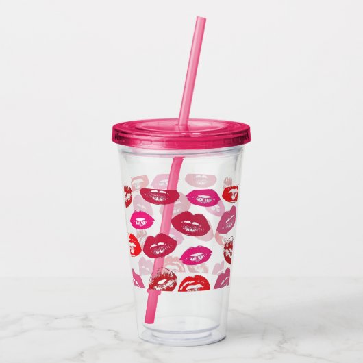 Lippe Acryltrinkbecher (Rückseite)