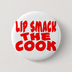 Lippe klatschen den Koch Button