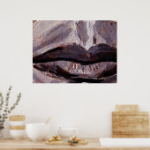 Lippen #2 poster (Küche)