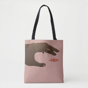 Lippen auf einem Stachel Tasche