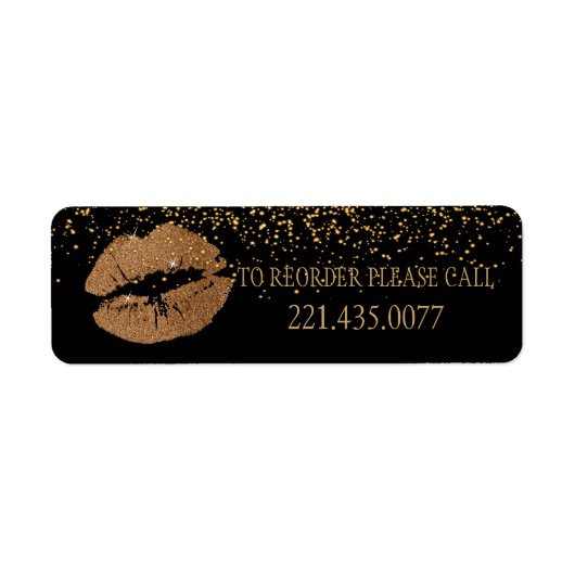 Lippen aus Kupfer - Glitzer umdrehen (Vorne)