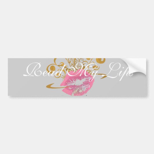 Lippen Autoaufkleber (Vorne)
