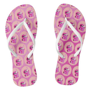 Lippen Badesandalen