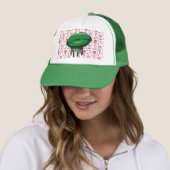 Lippen der Frau Truckerkappe (Beispiel)