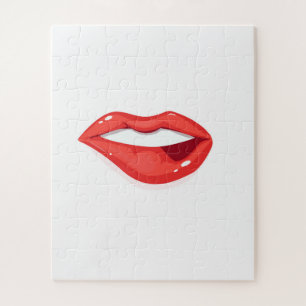 Lippen der Frauen Puzzle