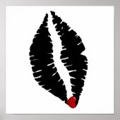 Lippen drucken poster (Vorne)