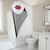 Lippen Duschvorhang (Beispiel)