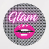 Lippen Etiketten (Design 2)
