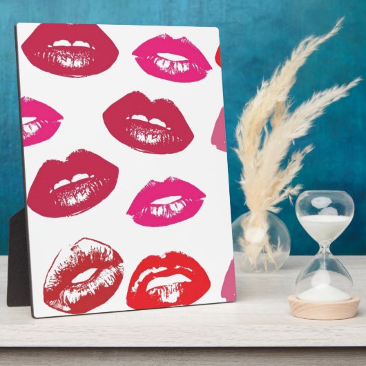 Lippen Fotoplatte (Seite)