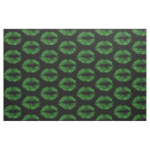 Lippen für grünen Glitzer Stoff (Fat Quarter (45,7 x 55,9 cm))