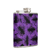 Lippen für lila Glitzer #2 Flachmann (Rechts)