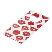 Lippen Geldbeutel Flaschenöffner (Rückseite Schrägansicht)