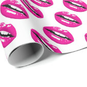 Lippen Geschenkpapier (Rolleneckpunkt)