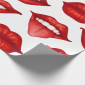 Lippen Geschenkpapier (Ecke)