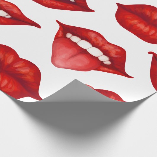Lippen Geschenkpapier (Ecke)