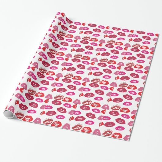 Lippen Geschenkpapier (Ungerollt)