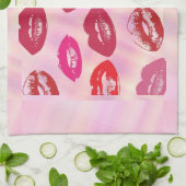 Lippen Geschirrtuch (Gefaltet)