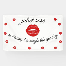 Lippen-Junggeselinnen-Abschied Banner