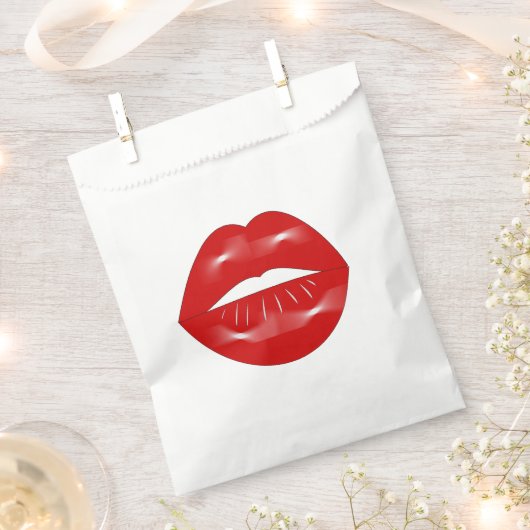 Lippen-Junggeselinnen-Abschied Geschenktütchen (Ausgeschnitten)