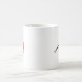 Lippen-Junggeselinnen-Abschied Kaffeetasse (Mittel)