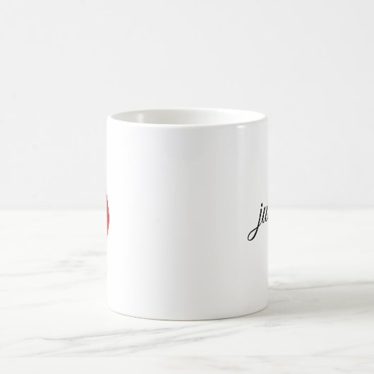 Lippen-Junggeselinnen-Abschied Kaffeetasse (Mittel)