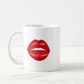 Lippen-Junggeselinnen-Abschied Kaffeetasse (Links)
