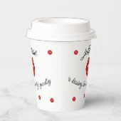 Lippen-Junggeselinnen-Abschied Pappbecher (Rechts)