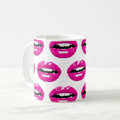 Lippen Kaffeetasse (Vorderseite Links)