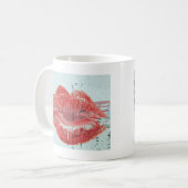 Lippen Kaffeetasse (Vorderseite Links)