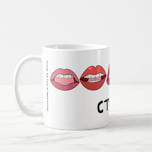 Lippen Kaffeetasse (Links)