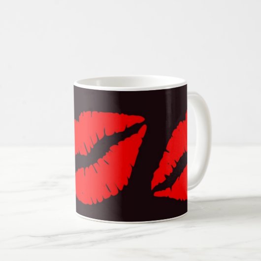 Lippen  kaffeetasse (VorderseiteRechts)