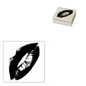 Lippen Kiss Lipstick Gummistempel (Stempel)