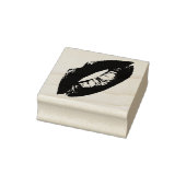 Lippen Kiss Lipstick Gummistempel (Stempel)