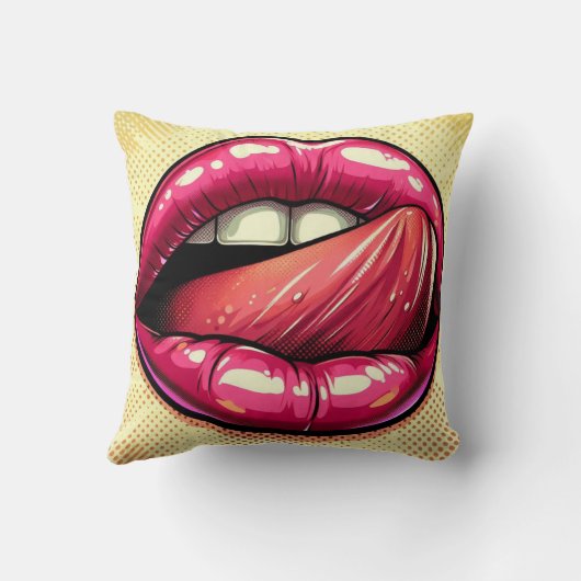 Lippen Kissen (Rückseite)