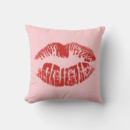 Lippen-Kissen Kissen