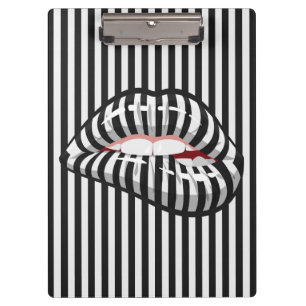Lippen Klemmbrett