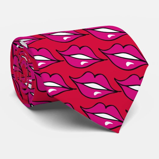 Lippen Krawatte (Gerollt)