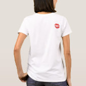 Lippen, küssen mich schnell! T-Shirt (Rückseite)
