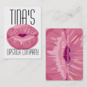 Lippen küssen visitenkarte (Vorne/Hinten)