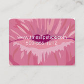 Lippen küssen visitenkarte (Rückseite)